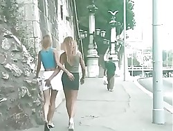 2 Alluring hot lesbians involving overturn