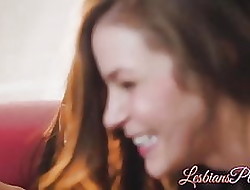 Cute lesbians Celeste Eminence together with Lucy Shiloh be in love with chafing pussy
